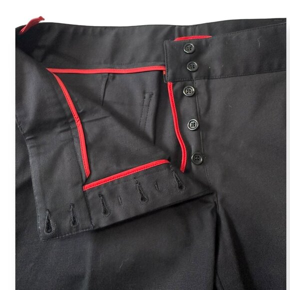 Prada Vintage Dark Blue Cotton Trousers Pants 2000s Era Size 46 IT Made in Italy - Picture 8 of 15